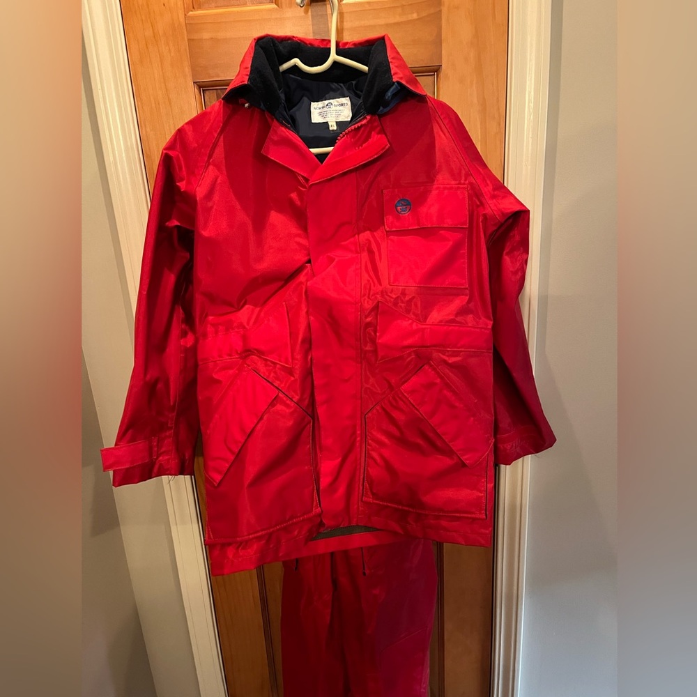 ladies two piece north sports sailing/yachting waterproof outfit size x small
